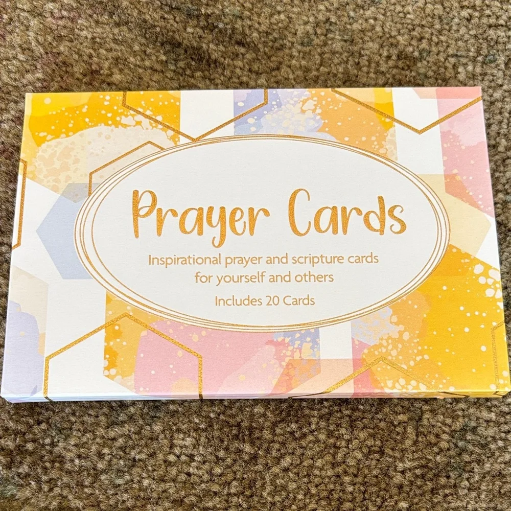 NWT 2 Colorful Prayer Cards Sets